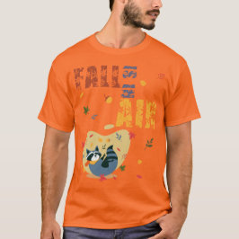 Höst i luften Tvättbjörn Höst T Shirt