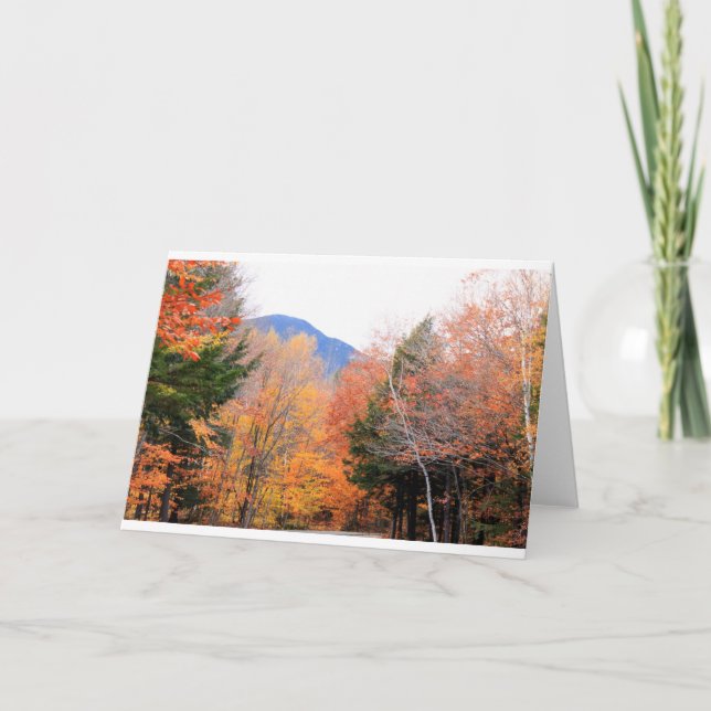 Höst i Maine Kort (Framsida)