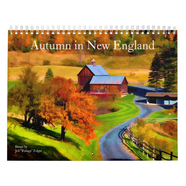 Höst i New England Kalender (Omslag)