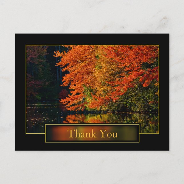 Höst i New England Tack Vykort (Framsida)