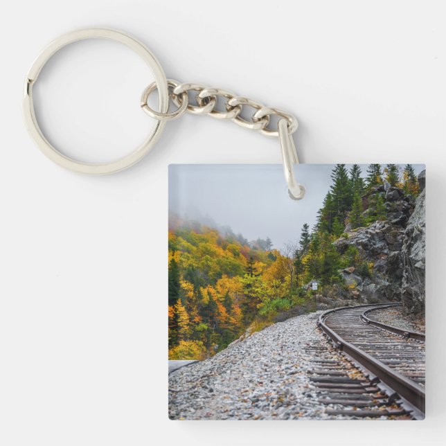 Höst i New Hampshire Acrylic Keychain (Framsidan)