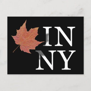 Höst i New York vykort