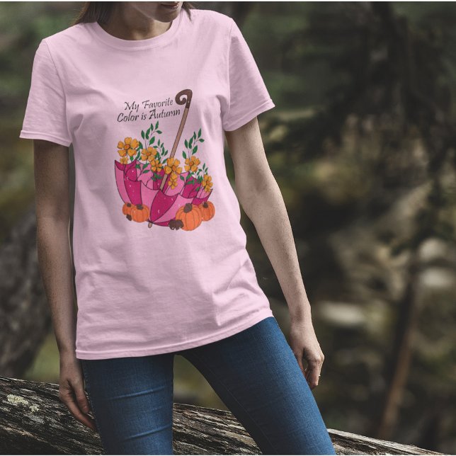 Höst i paraply t shirt (Skapare uppladdad)