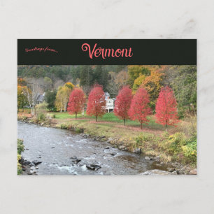Höst i Vermont Vykort