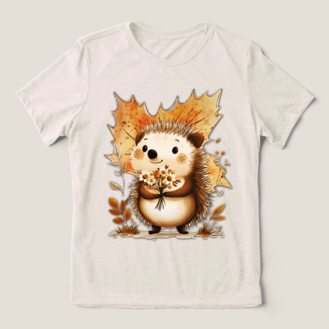 Höst Igelkott T Shirt (Design Framsida)