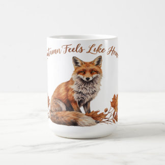 Höst kändes som hemma Räv Kaffemugg