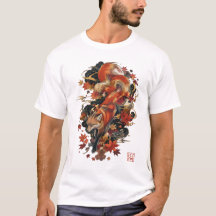 Höst Kitsune Japansk Rävdsgestaltning