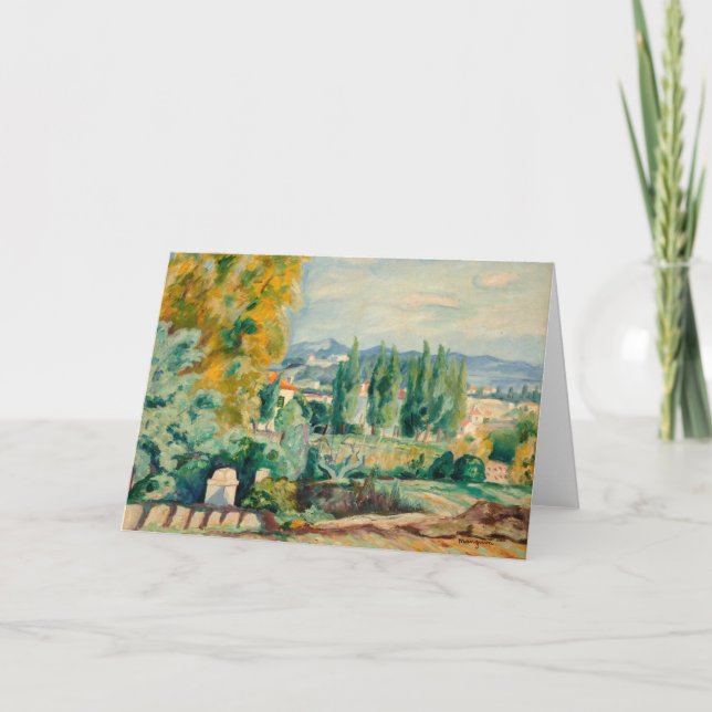 Höst liggande, Saint-Tropez | Henri Manguin Kort (Framsida)