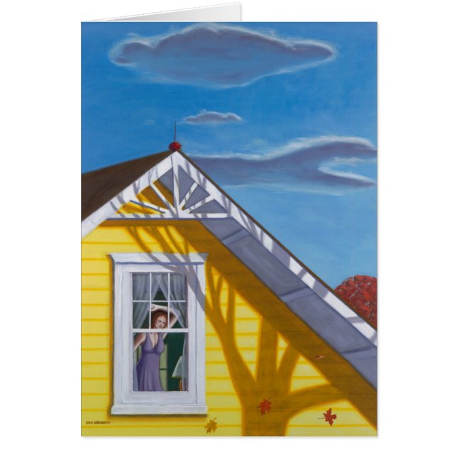 Höst löv 2010 hälsningskort (Framsidan)