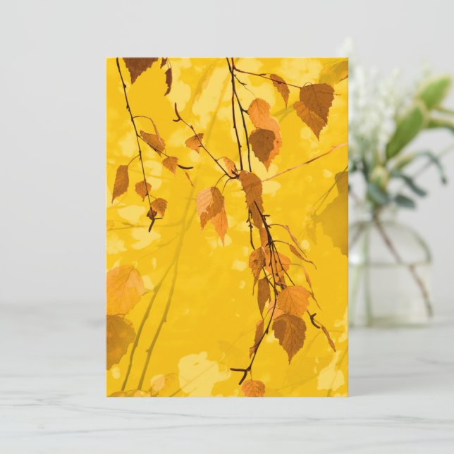 HÖST LÖV 3 TACK KORT (Stående Fram)