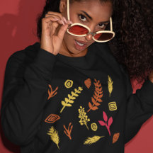 Höst löv Abstrakt design