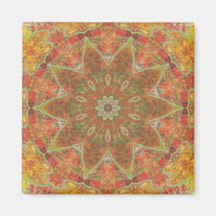 Höst löv, abstrakt kaleidoskop Magnet 2