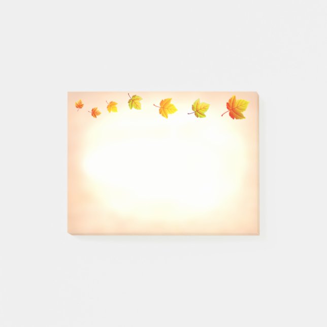 Höst löv anteckningar post-it block (Framsida)