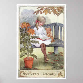 Höst löv av Anne Andersson Poster