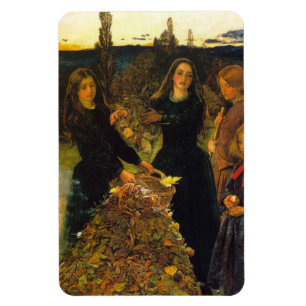 höst löv av Herr John Everett Millais Magnet