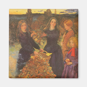 Höst löv av Herr John Everett Millais Magnet