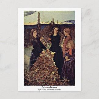 Höst löv av John Everett Millais Vykort