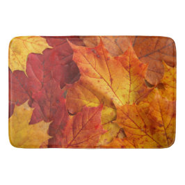 höst löv badrumsmatta