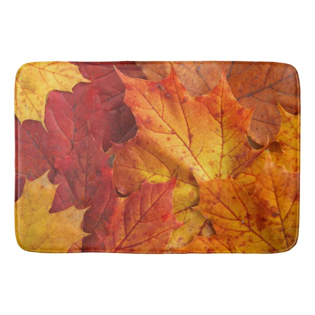 höst löv badrumsmatta (Framsidan)