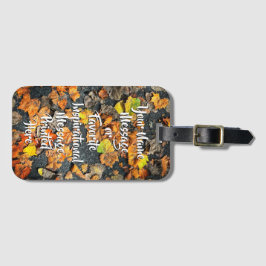 "Höst löv"-bagagemärke Bagagebricka
