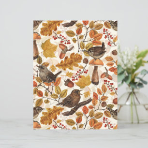 Höst löv, bär, svamp och rynor