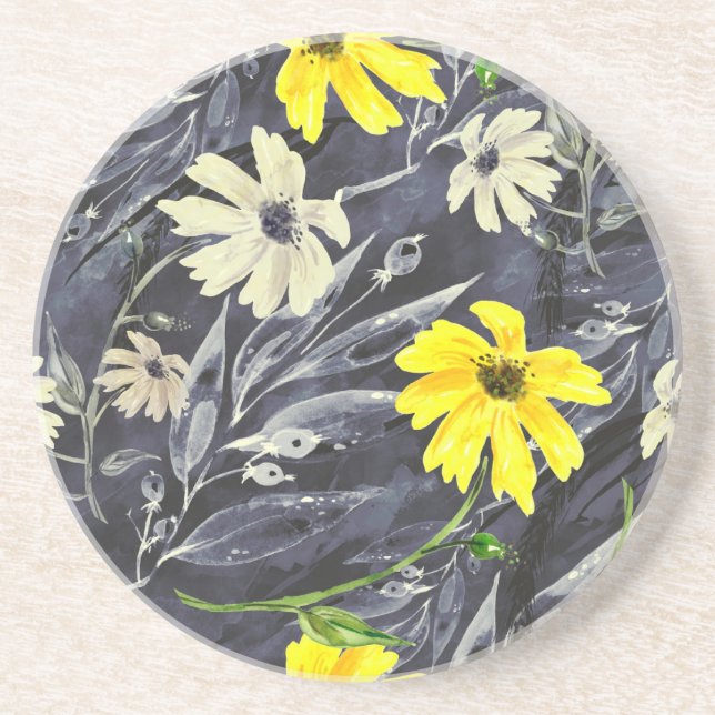 Höst löv, bär: vattenfärgen mönster. underlägg (Framsidan)