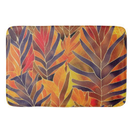 Höst löv Bath Mat Badrumsmatta