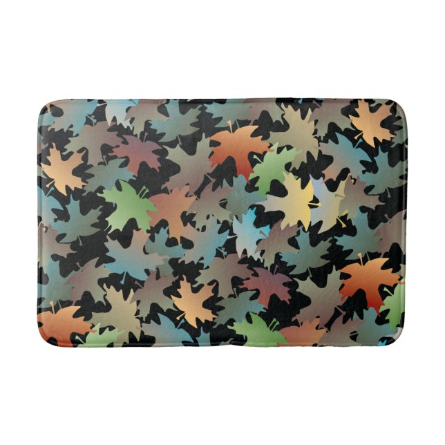 Höst löv Bath Mat Badrumsmatta (Framsidan)