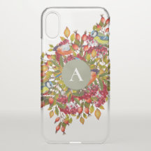 Höst löv Berries Birds Botaniska Personligen