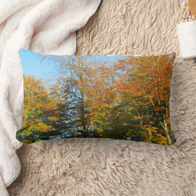 HÖST LÖV & BLÅ HIMMEL - PERSONLIG LUMBARKUDDE (Filt)