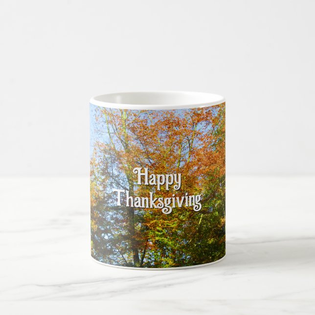 HÖST LÖV BLÅ HIMMEL - PERSONLIGENS THANKSGIVING KAFFEMUGG (Center)
