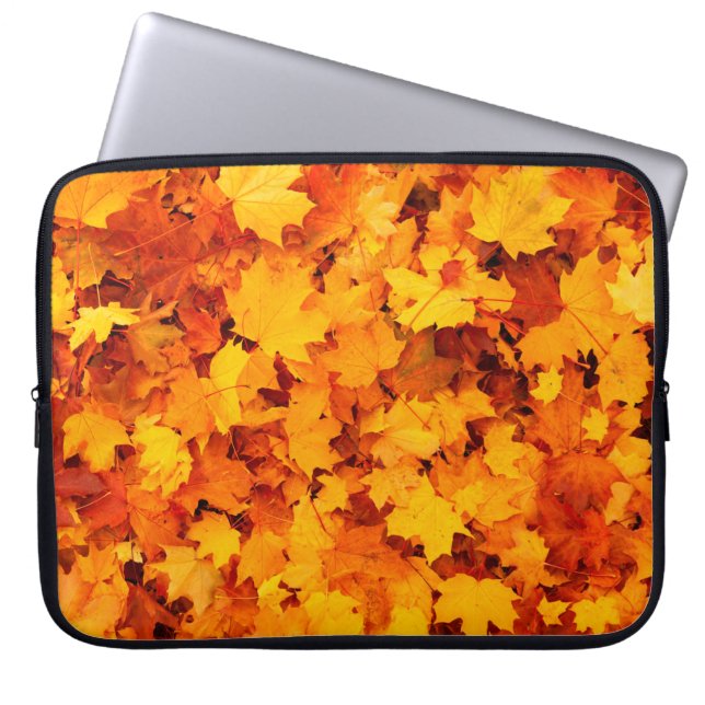 Höst löv blad höst löv laptop fodral (Framsidan)