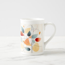 Höst löv Bra China Mugg Benporslin Mugg