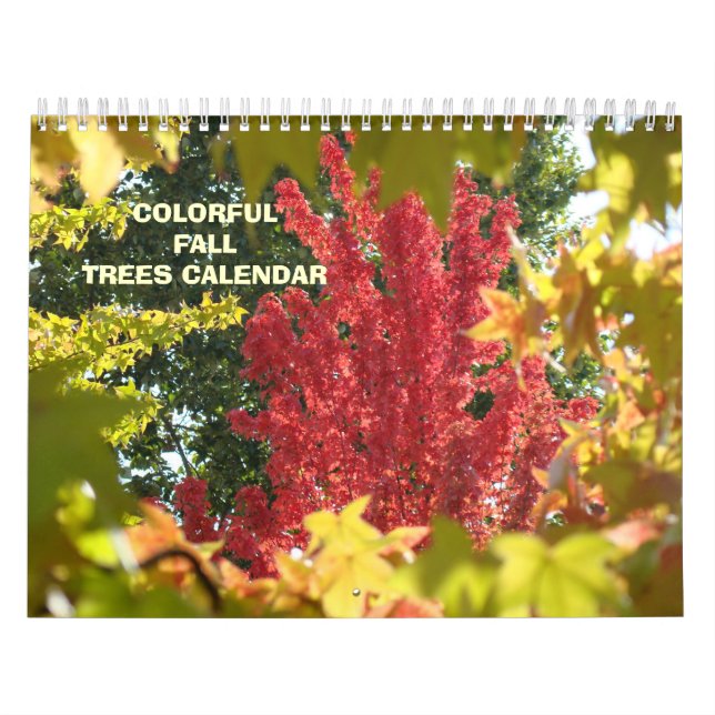 Höst löv CALENDAR Fall Träd Calendars Kalender (Omslag)