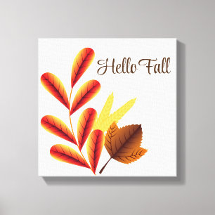 Höst löv Canvas Art
