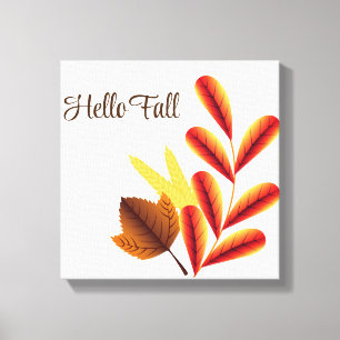 Höst löv Canvas Art