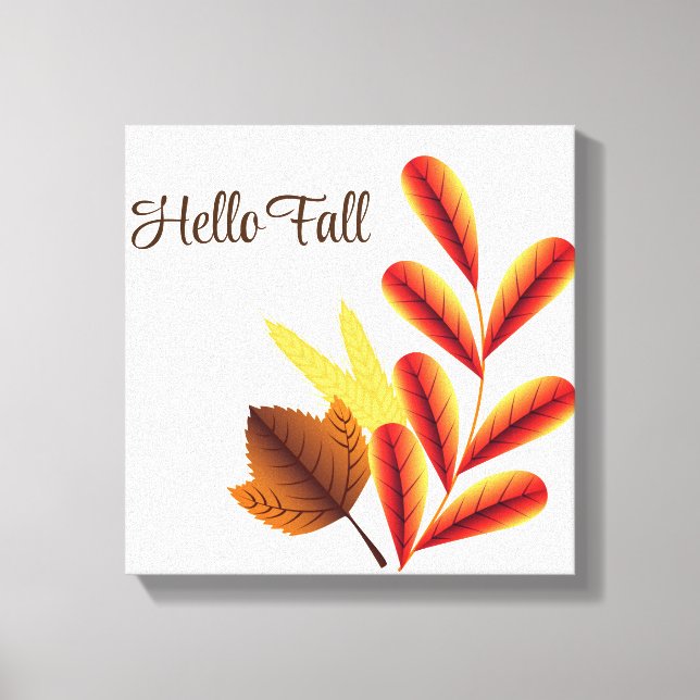 Höst löv Canvas Art (Framsida)