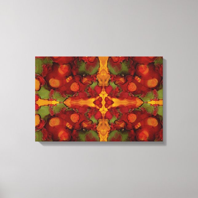 Höst löv canvastryck (Framsida)