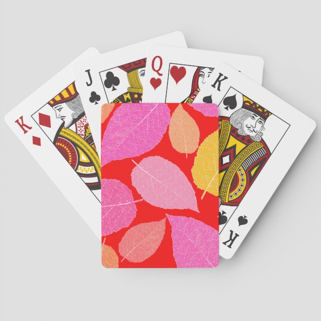 Höst löv casinokort (Baksidan)