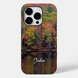 Höst löv Fall Färg Scene Phone Case Lodrät