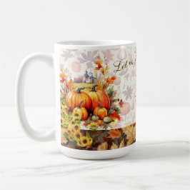 Höst löv Fall Harvest Thanksgiving Mugg
