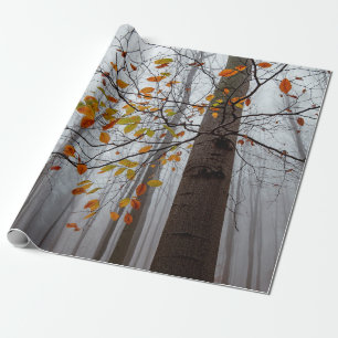 Höst löv fallna skogar löv presentpapper