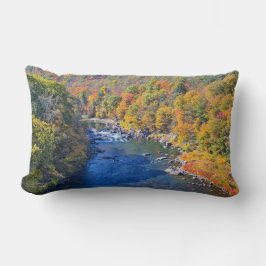 Höst löv Flankation Clear River Lumbarkudde