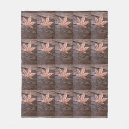 Höst löv Fleece Blanket