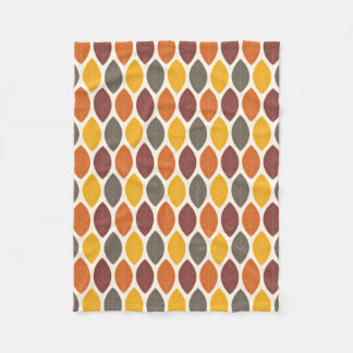 Höst löv fleecefilt