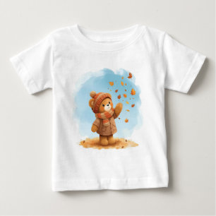 Höst löv för hämtning av Nalle T Shirt