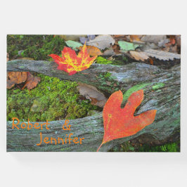 Höst löv gästböcker