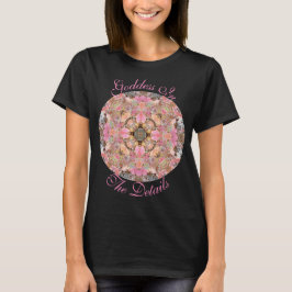 Höst löv Goddess Mandala Art Tanktop Tshirt T Shirt