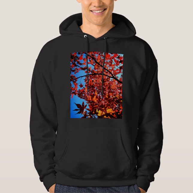 Höst löv hoodie (Framsida)