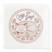 Höst löv höstnaturen Pappersservett